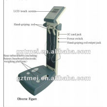 4" touch screen body composition analyzer